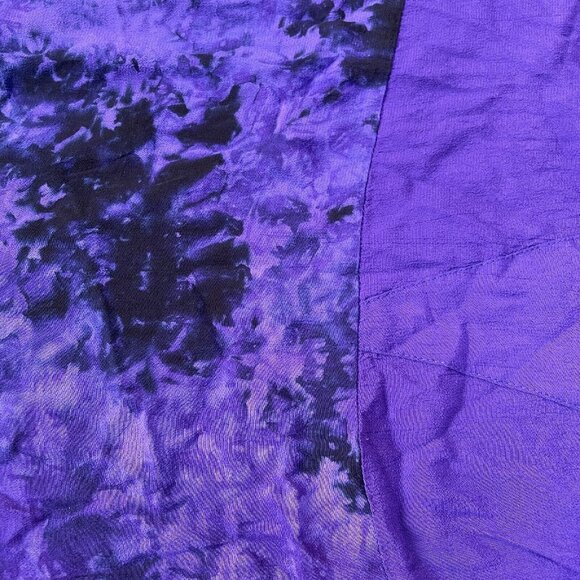 Exotica Womens Scoop Neck Short Sleeve Tunic Cover Up Purple One Size - Picture 8 of 8